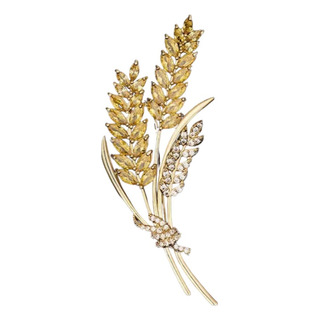 Broche Pin Elegante De Trigo Grabado Broche Pin Elegante De Trigo Grabado