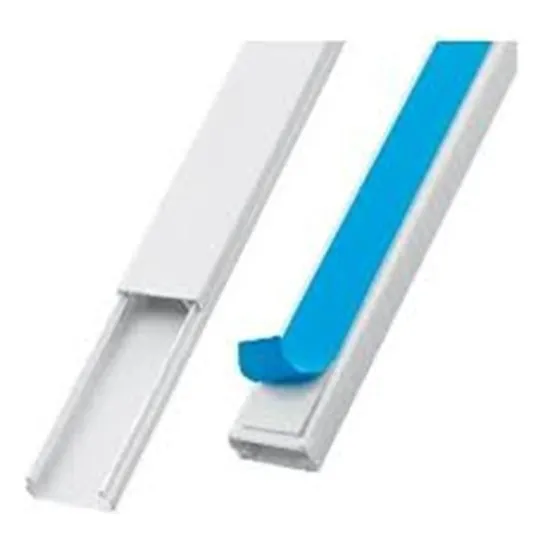 Canaleta Pvc Autoadhesiva 20x10 Blanca