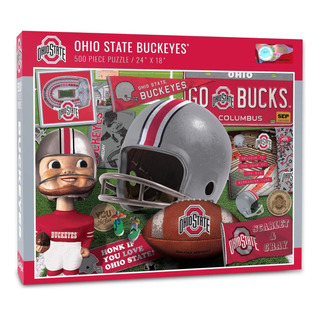 Youthefan Ncaa Ohio State Buckeyes Retro Series Puzzle - 500 Youthefan Ncaa Ohio State Buckeyes Retro Series Puzzle - 500