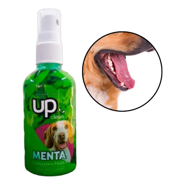 Spray Limpieza Bucal Mascotas Perros Gatos Up Clean 80ml