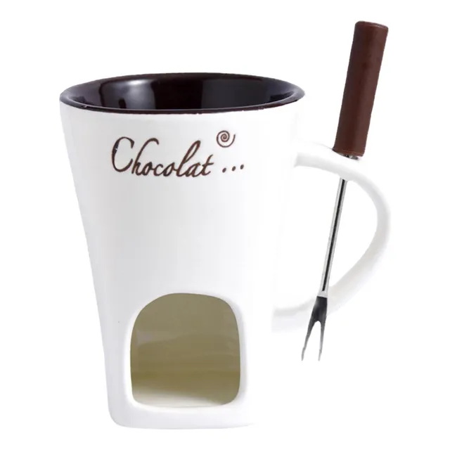 L Taza Para Fondue, Taza Para Derretir Chocolate, Utensilios