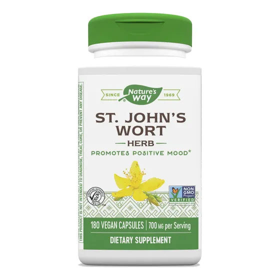 Suplemento De Hierba De San Juan De Nature's Way 700 Mg 180 