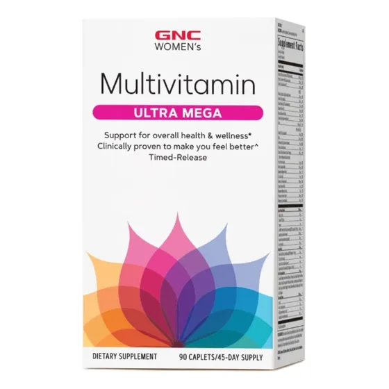 Ultra Mega Women Multivitaminico 90 Tabletes Gnc Women's