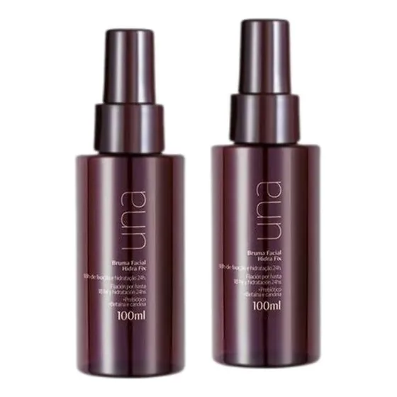 Una Bruma Facial Hidratante Fijadora Maquillaje 100ml 2x1