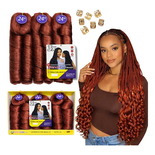 Cabelo Organico Cacheado Longo Ariel Russia Crochet Braids Cor