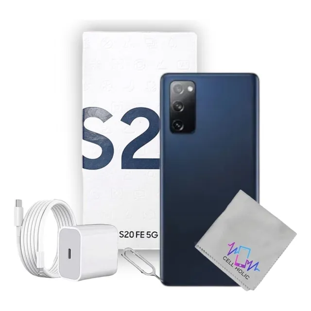 Celular Samsung Galaxy S20 Fe 128gb Cloud Navy Caja Original Azul (Reacondicionado)