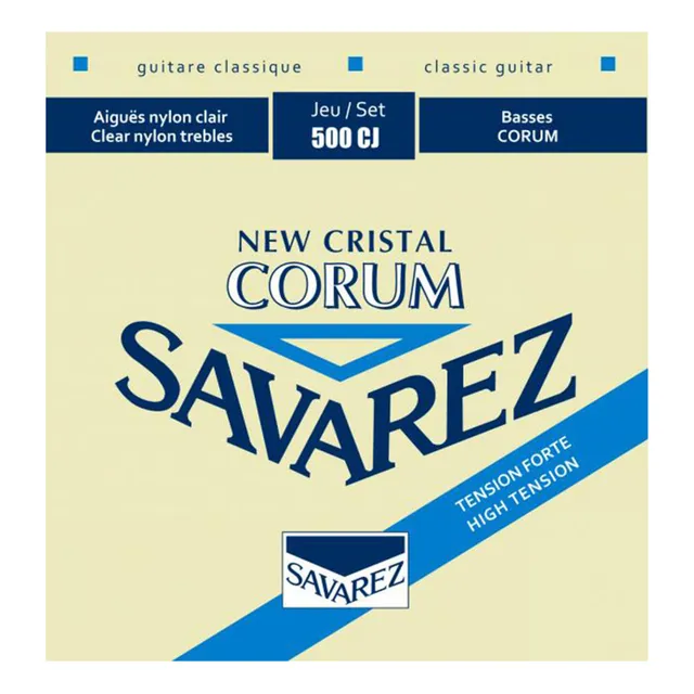 Encordado Clasica/savarez New Cristal Corum Azul