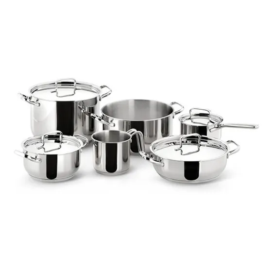 -20%batería Cocina 10pz Lagostina Original. Linea Sfiziosa