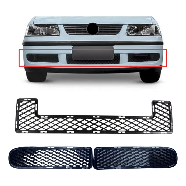 Kit Grades Do Parachoque Dianteiro Gol G3 Fase 1 1999 A 2005