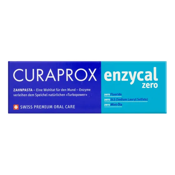 Creme Dental Enzycal Zero Curaprox Caixa 75ml