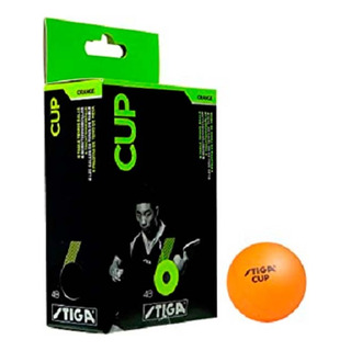 Pelota Ping Pong Caja C/6 Stiga Cup Naranja Pelota Ping Pong Caja C/6 Stiga Cup Naranja