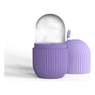 Ice Roller Glow Cube Para Rosto, Olhos E Pescoço - Roxo Past Ice Roller Glow Cube Para Rosto, Olhos E Pescoço - Roxo Past