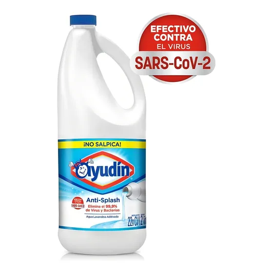 Lavandina Ayudín Antisplash No Salpica 2l Limpieza