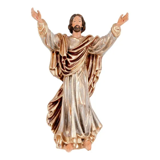 Imagem Material Resina: Cristo Ressuscitado (294) Cor Pintura Barroco