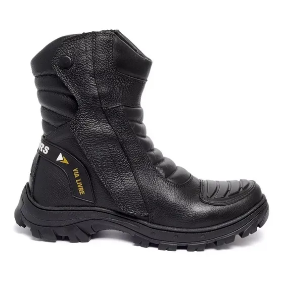 Botas Casual Vialibre Cuero Originales Motos 