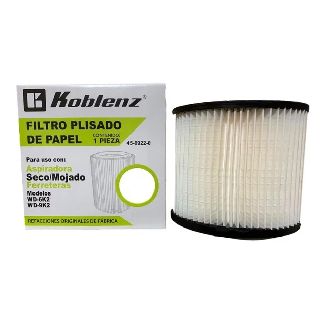Filtro Aspiradora Koblenz Wd-6k Y Wd9 K