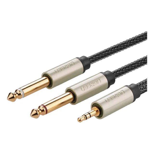 Cable De Audio Premium De 3.5 Mm A 6.35mm Ugreen Audio Sin Pérdidas 5 Metros