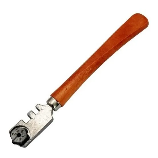 Corta Vidrio Ventanas Espejo Mango De Madera
