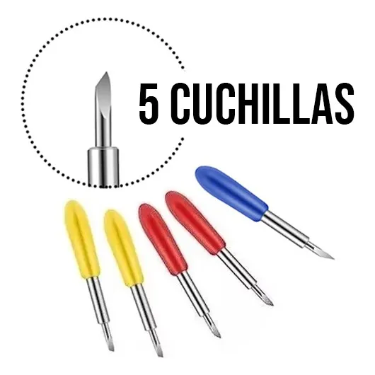 Cuchilla De Corte Repuesto Para Plotters Cricut Pack De 4