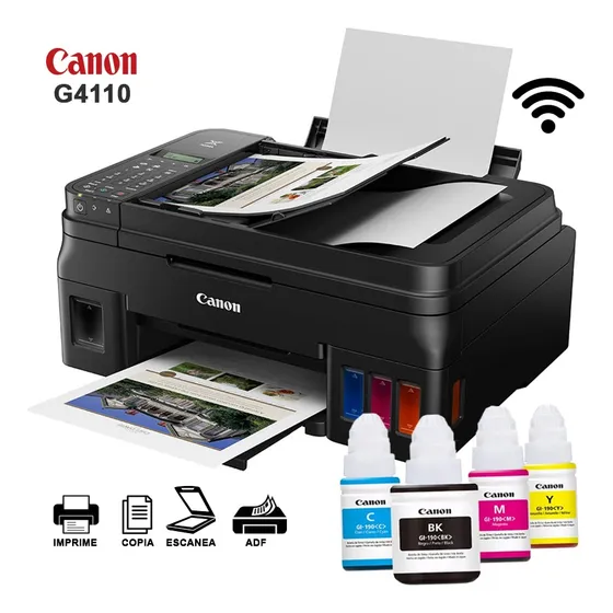 Impresora Canon G4110 Multifuncional Tinta Continua