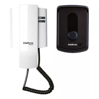 Porteiro Residencial Ipr 8010 Preto/branco Intelbras 127/220v Porteiro Residencial Ipr 8010 Preto/branco Intelbras 127/220v
