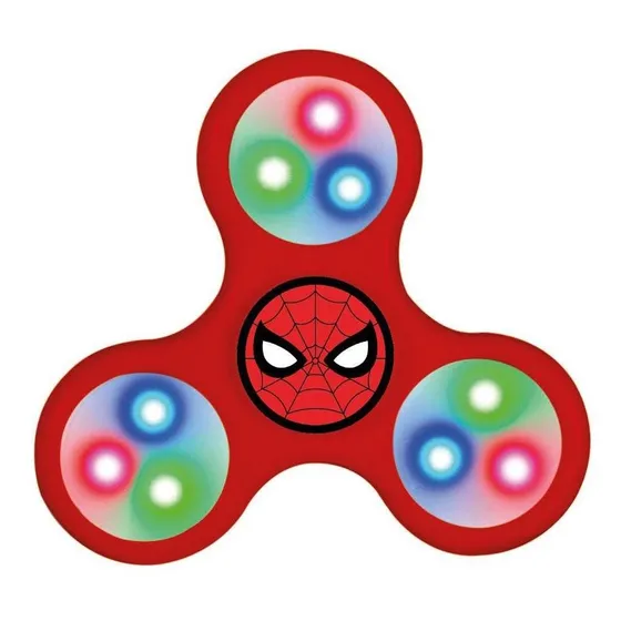 Fidget Spinner - Marvel Com Luzes (homem Aranha)
