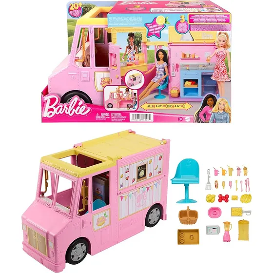 Camion De Limonada Food Truck Barbie 48x32cm P Niña Original