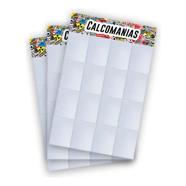 Exhibidor 16 Bolsillos Para Stickers Varios Diseños  X 3u
