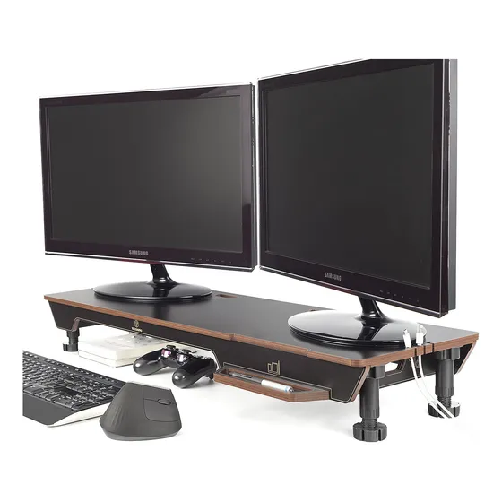 Eleva Monitor Regulable Para Dos Monitores 23 Pulgadas 