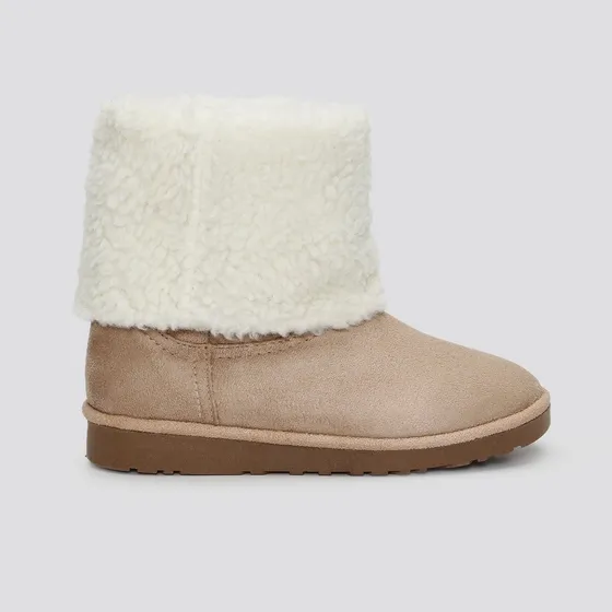 Bota Skimó De Inverno Forrada Em Lã!