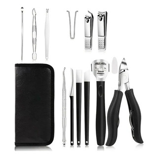 Kit De Cortador De Unhas Para Bebês, 14 Alicates E Espátula Kit De Cortador De Unhas Para Bebês, 14 Alicates E Espátula