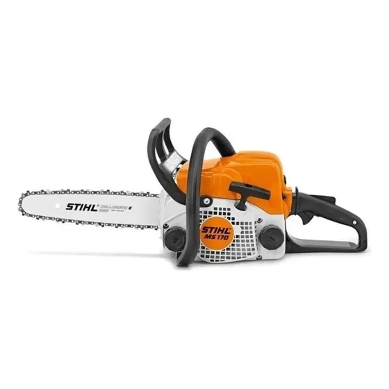 Motosierra Stihl Ms170 color blanco naranja