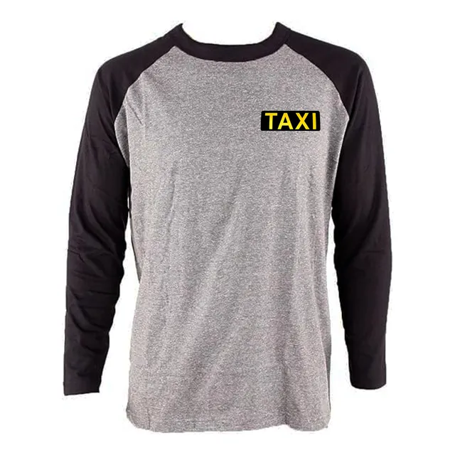 Camiseta Manga Longa Taxi Taxista Uniforme De Frio