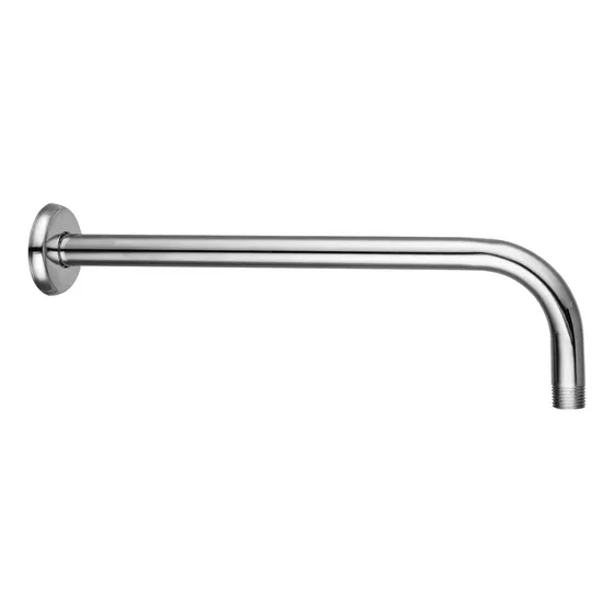 Tubo Para Regadera Brazo Con Curva Acero Inox Cromado 40cm