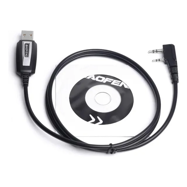 Cable Radio Baofeng Programación + Cd Software 888s 5r Uv82 