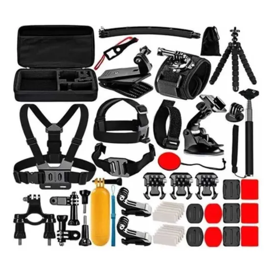 Kit Maleta Gopro + 50 Accesorios Cámara Deportes Dt