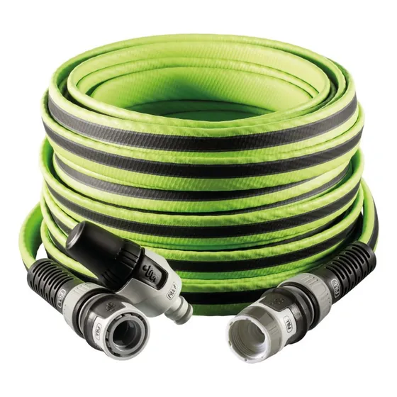 Manguera De Riego Fitt Force Lime 1/2 15m Nozzle Box