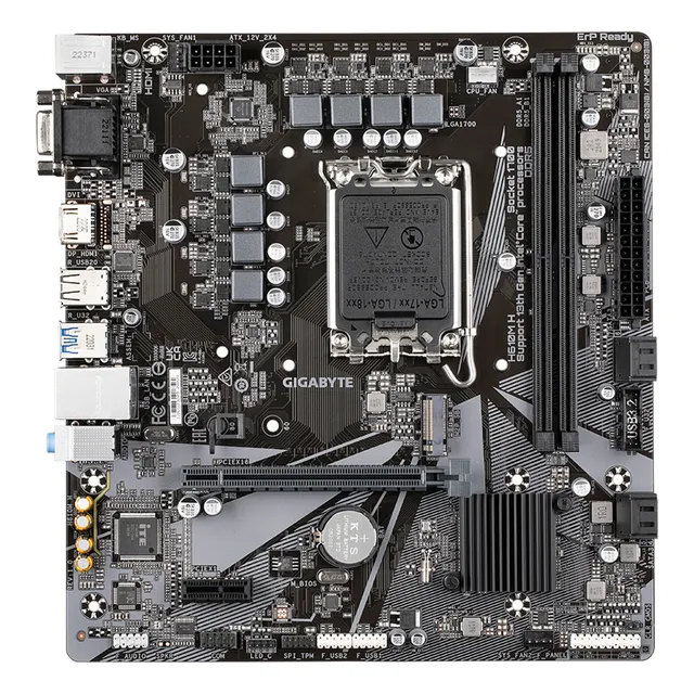 Tarjeta Madre GIGABYTE H610M H LGA 1700 2x DDR5 1x M.2 PCIe 4.0 Micro ATX