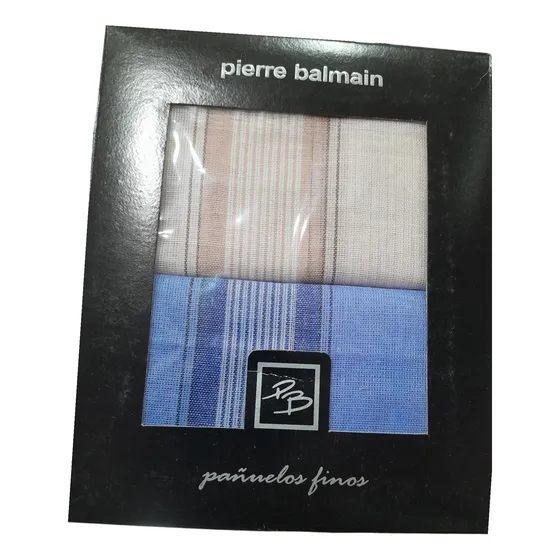 Estuche De 2 Pañuelos Color Pierre Balmain