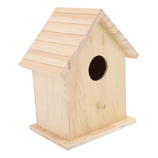 Casa De Anidación De Pájaros, Se Puede Pintar, Sin Terminar, Casa De Anidación De Pájaros, Se Puede Pintar, Sin Terminar,
