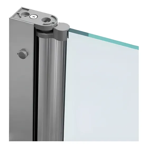 Perfil De Aluminio Para Puerta Mampara Rebatible Vidrio 2mts