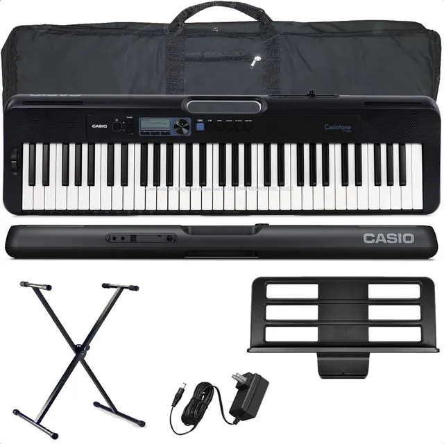 Organo Teclado Casio Ct S300 Sensitivo 5/8 Funda Fuente Pie