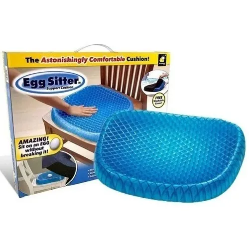 Cojin Silla Asiento Gel Ergonomico Extra Comfort Color Azul