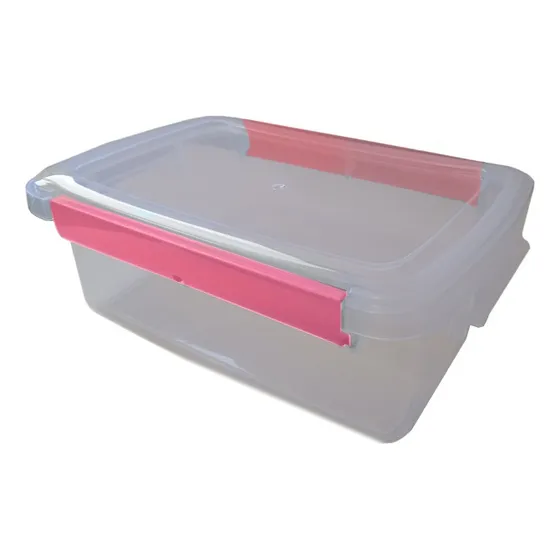 Contenedor N5-plástico Tapa Apto Freezer Apilable Cristal X2