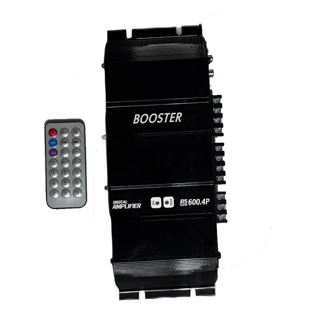 Modulo Amplificador Player Booster Digital 600 Rms 4 Canais