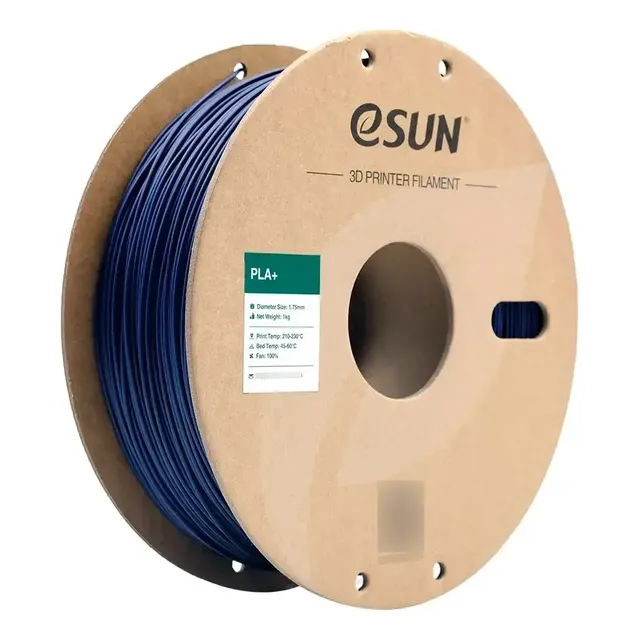 Esun PLA+ filamento 3D 1.75mm color azul oscuro