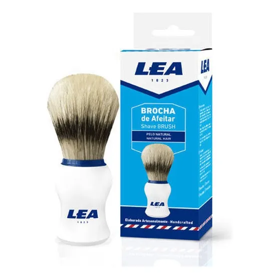 Brocha De Afeitar Cerda Natural Lea