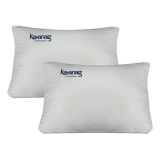 Pack X2 Almohada Kavanag Zafiro Microesferas Faja 70x45 Pack X2 Almohada Kavanag Zafiro Microesferas Faja 70x45