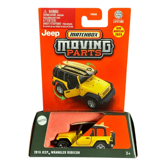 Matchbox Moving Parts Jeep Wrangler Rubicon (2025)