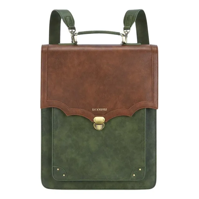 Ecosusi Mochila Vintage Aria Para Notebook 14 Cuero Vegano